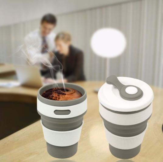 Portable Collapsible Silicone Coffee Mug - thedealzninja