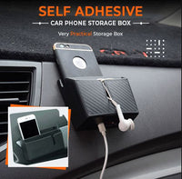 Thumbnail for Self Adhesive Car Phone Storage Box - thedealzninja