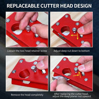 Thumbnail for Beautiful Edge™ Woodworking Tool with 7 Corner Styles and Backer - thedealzninja