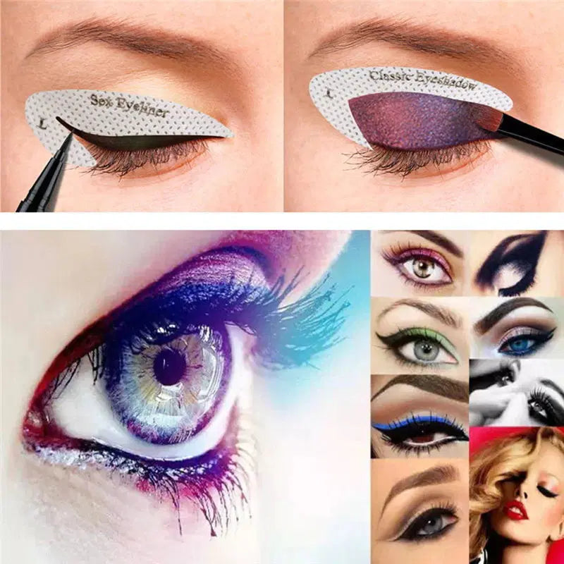 Quick Eyeliner Eyeshadow Stencils - thedealzninja
