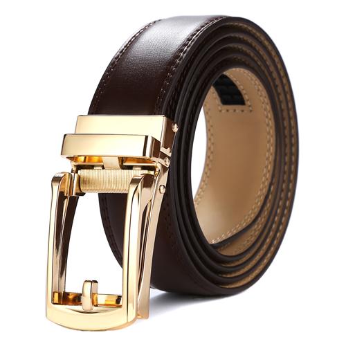 Perfect Fit Ratchet Leather Belt - thedealzninja