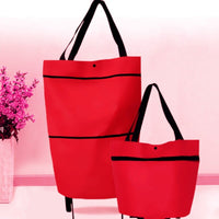 Thumbnail for 2 in 1 Extensible Shopping Bag on Wheels - thedealzninja