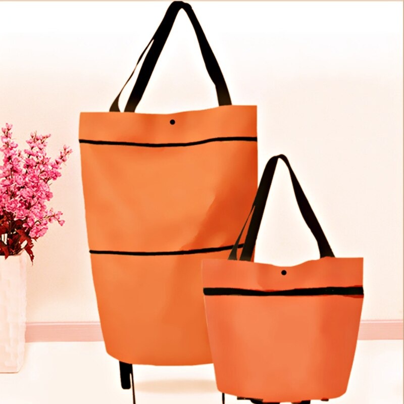 2 in 1 Extensible Shopping Bag on Wheels - thedealzninja