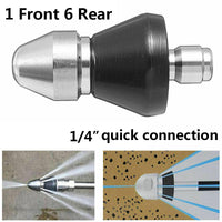 Thumbnail for High-Pressure Sewer Cleaning Nozzle - thedealzninja