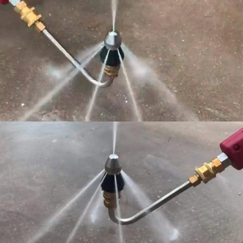 High-Pressure Sewer Cleaning Nozzle - thedealzninja