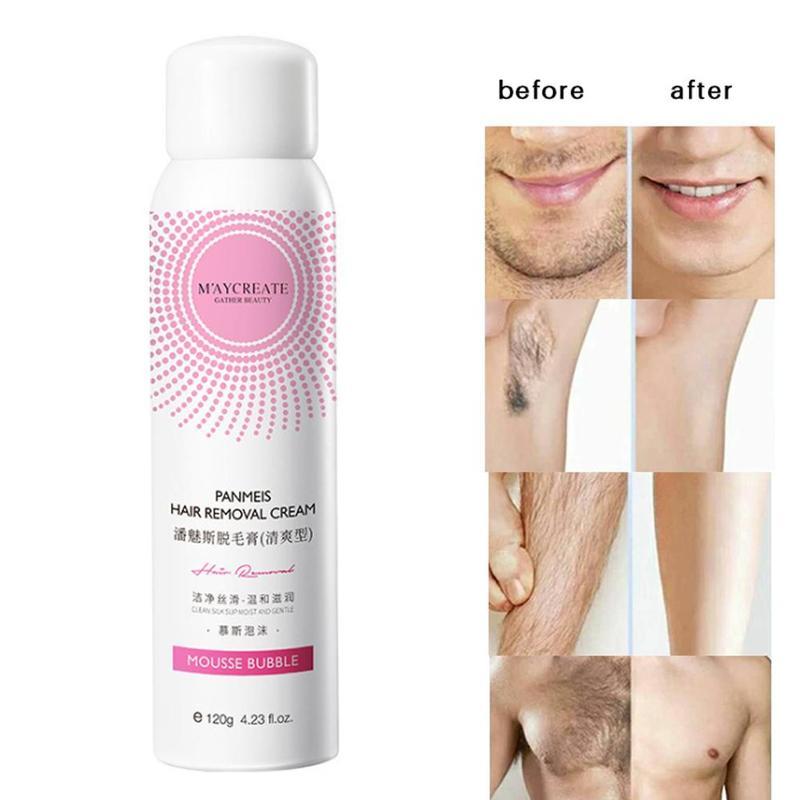 NATURAL & PAINLESS HAIR REMOVER MOUSSE SPRAY - thedealzninja