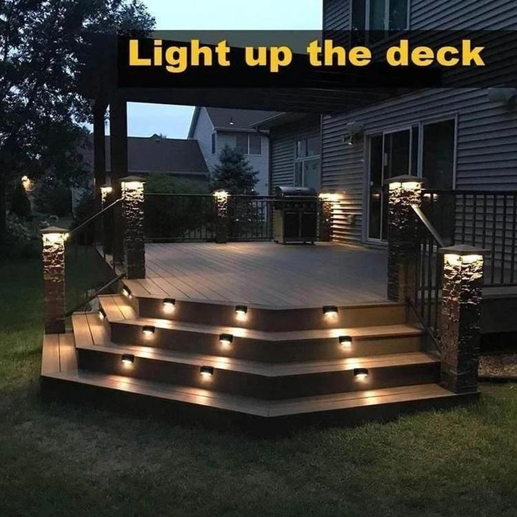 Solar Powered Fence & Decking Lights - thedealzninja