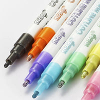 Thumbnail for SuperSquiggles Outline Marker (8 Pcs Set) - thedealzninja