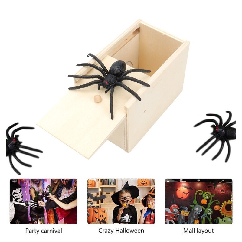 💥HALLOWEEN SPECIAL 💥Super Funny Crazy Prank Gift Box Spider - thedealzninja