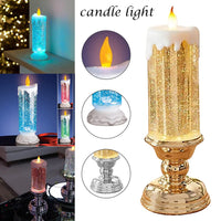 Thumbnail for Colour Changing LED Water Candle With Glitter - thedealzninja