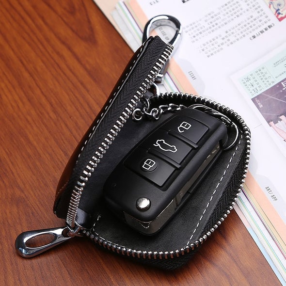 Car Key Case, Genuine Leather Car Smart Key - thedealzninja