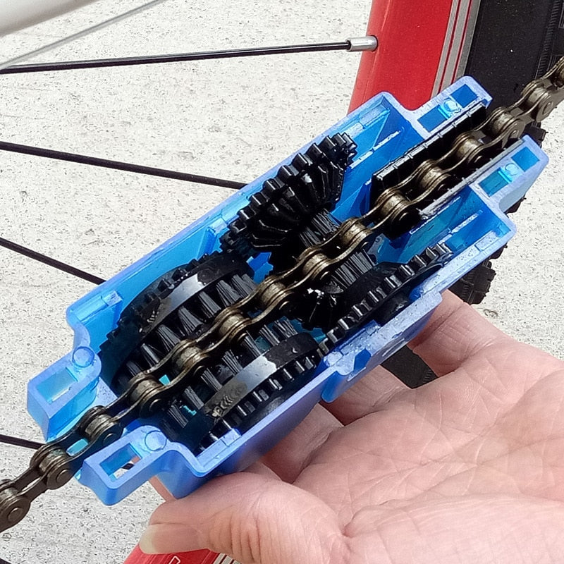 Bicycle Chain Cleaner and Drivetrain Cleaning Kit - thedealzninja