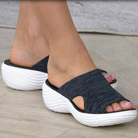Thumbnail for Comfy Stretch Sandals - thedealzninja