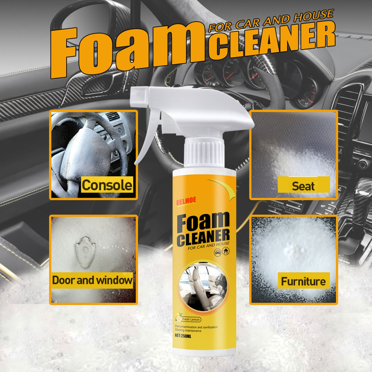Rinse-Free Multipurpose Foam Cleaner – thedealzninja