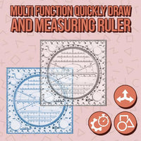 Thumbnail for Multi Function Quickly Draw and Measuring Ruler - thedealzninja
