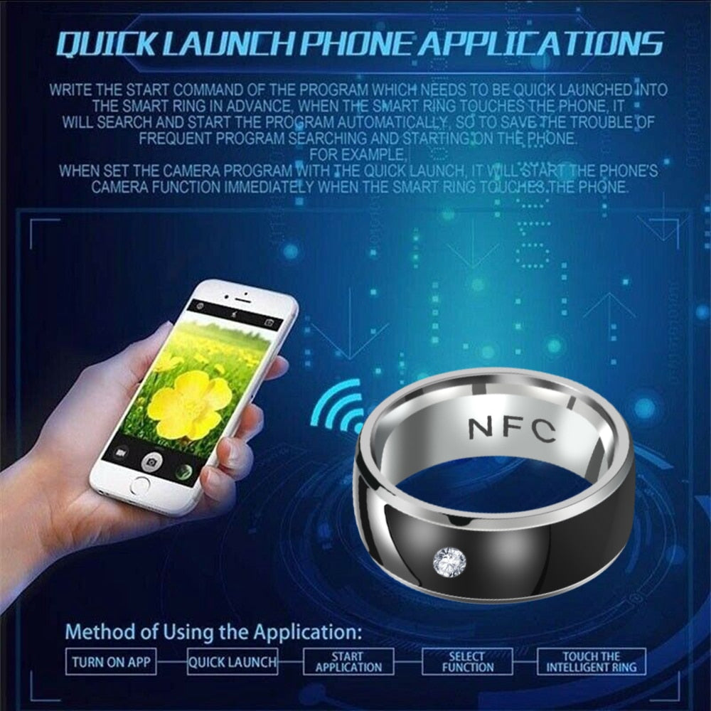 2021 New Men's NFC Smart Ring - thedealzninja