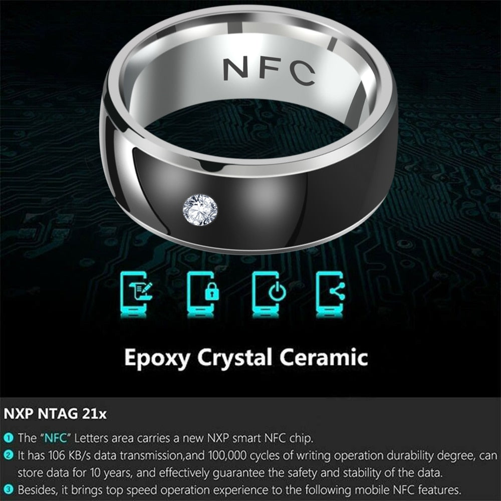 2021 New Men's NFC Smart Ring - thedealzninja