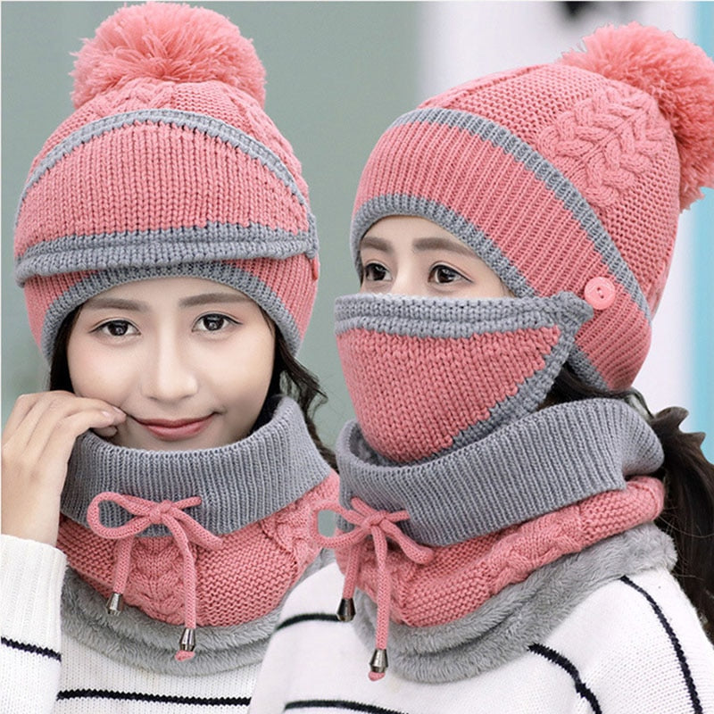 3 in 1 Winter Set (Mask,Hat,Scarf) - thedealzninja