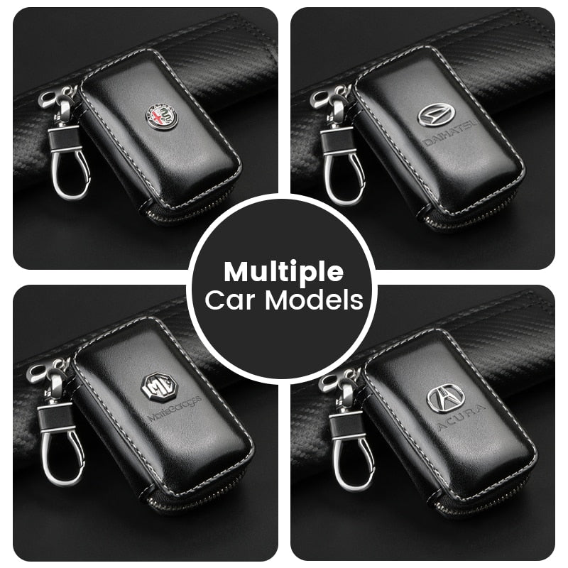Car Key Case, Genuine Leather Car Smart Key - thedealzninja
