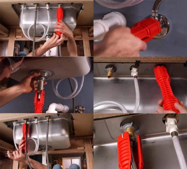 8 In 1 Faucet And Sink Installer Tool - thedealzninja