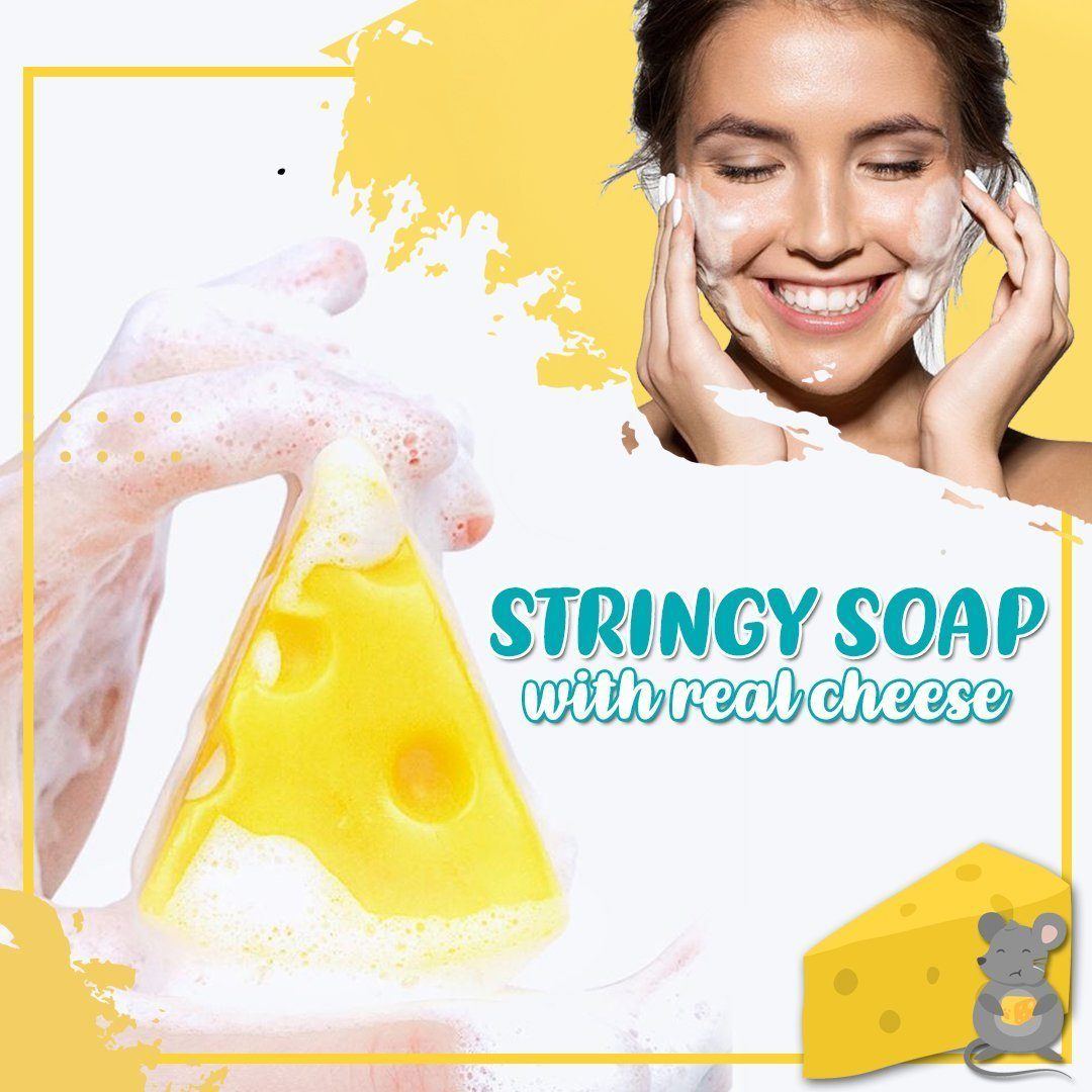 Stringy Cheese Cleansing Soap - thedealzninja