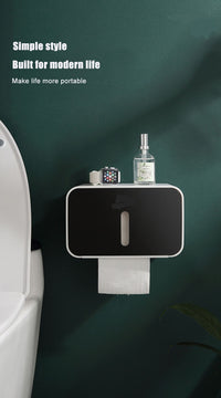 Thumbnail for AquaHold Wall-Mounted Toilet Paper Storage Box